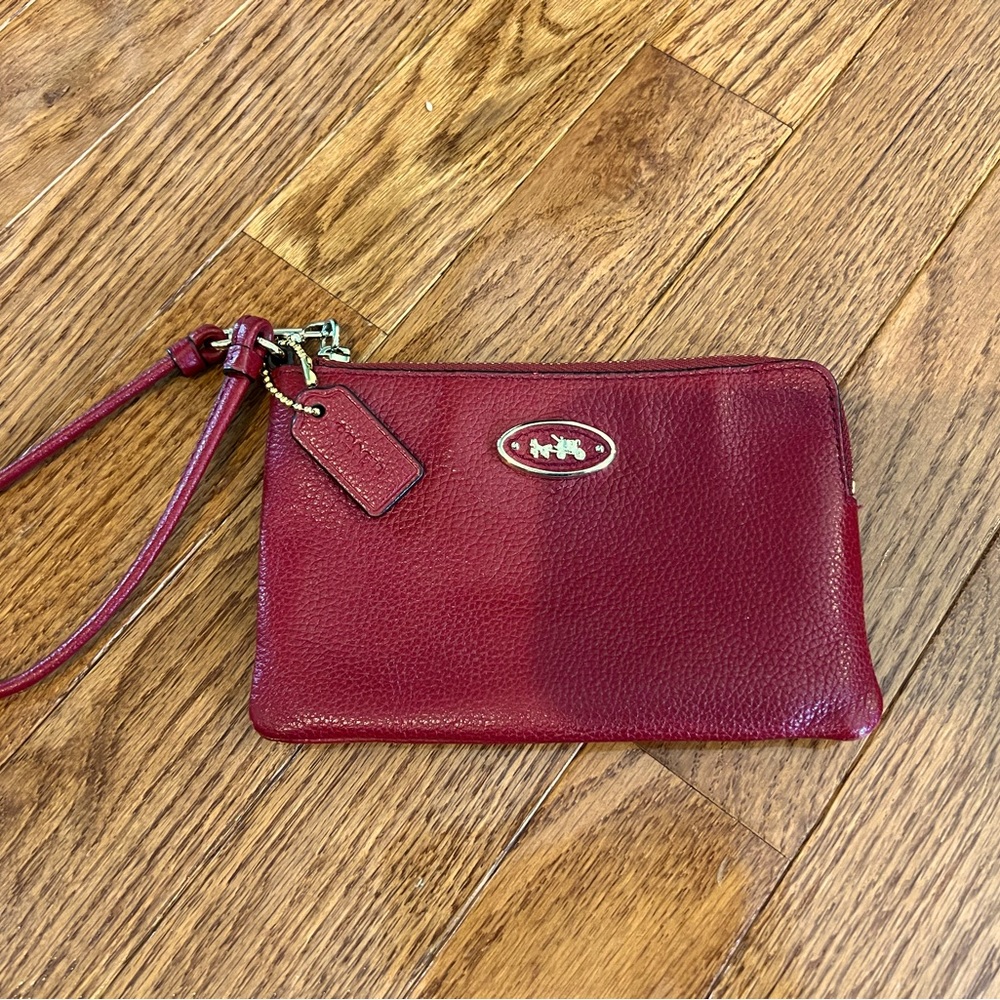 Coach Wristlet - Red